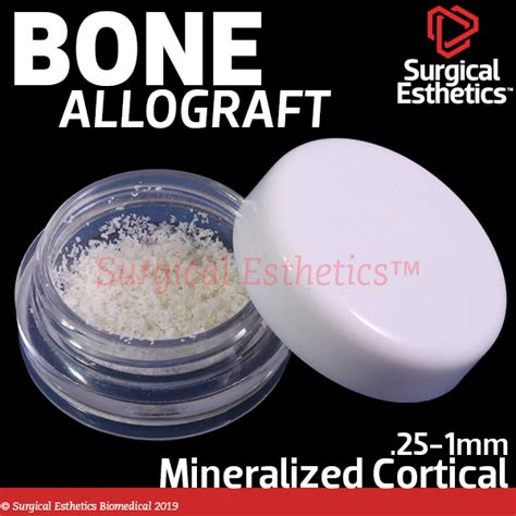 Ossif I Mineralized Cortical Bone Allograft Surgical Esthetics