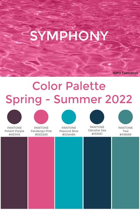 The Springsummer 2022 Color Palette Color Trends Fashion Summer