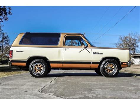 1985 Dodge Ramcharger For Sale Cc 1171016