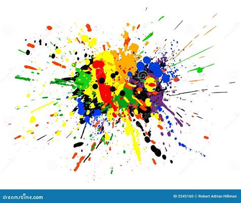Paint Spill Stock Vector Illustration Of Mess Abstract 2545160