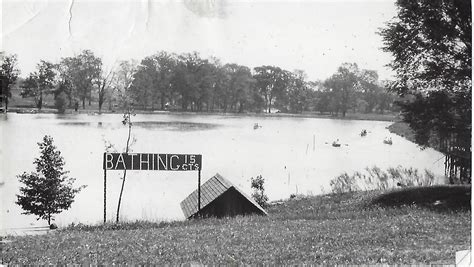 Carpenters Lake Was A Man Made Swimming Place On The Carpenter Farm