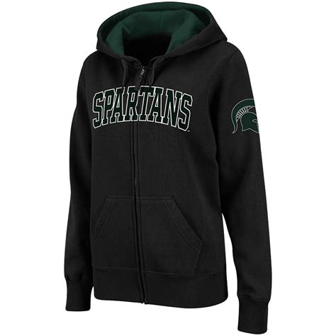 Stadium Athletic Michigan State Spartans Arched Name Full Zip Hoodie