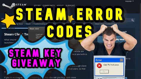 Steam Error Codes Steam Client Troubleshooting Where Guide