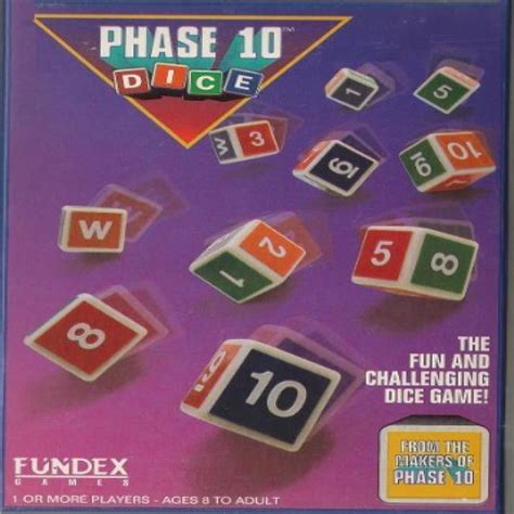 Phase 10 Dice A Roll And Score Dice Game