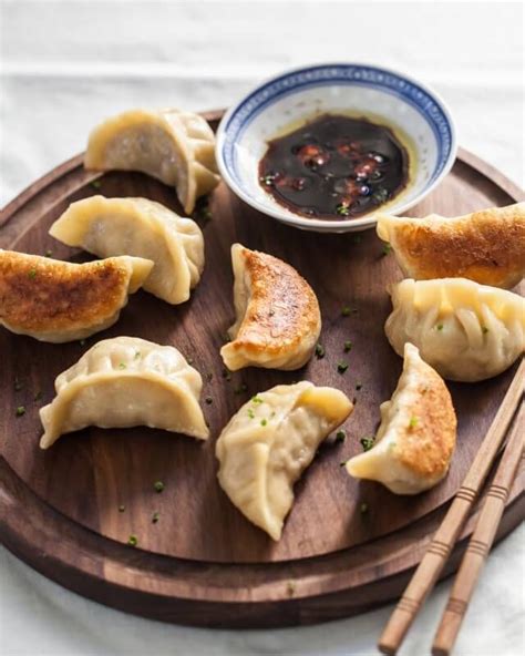 Chinese Potsticker Dumplings Completely From Scratch Steamy Kitchen