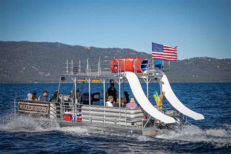 Lake Tahoe Pontoon Boats Lake Tahoe Party Boats Tahoe Wakebusters