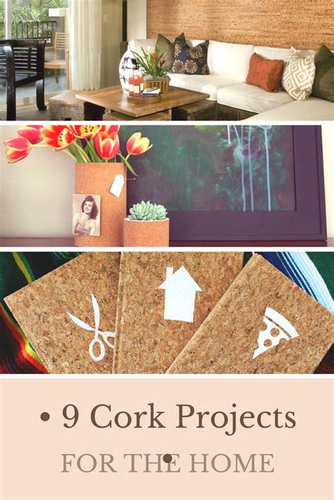 9 Ways To Use Cork Around The House Cork Diy Diy Furniture Easy Diy Projects