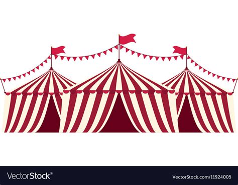 Circus Tent Festival Royalty Free Vector Image