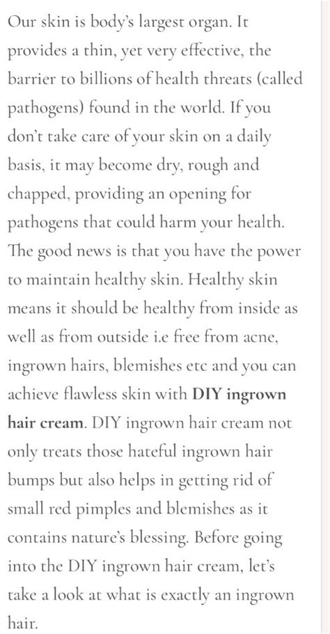 Diy Ingrown Hair Cream To Get Rid Of Nasty Red Bumps Musely