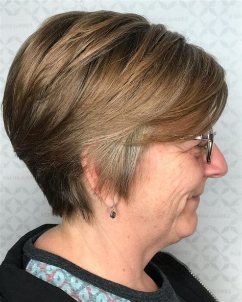 Stylish pixie cut for older women over 50. 16 Chic Short Hairstyles for Over 50 With Glasses