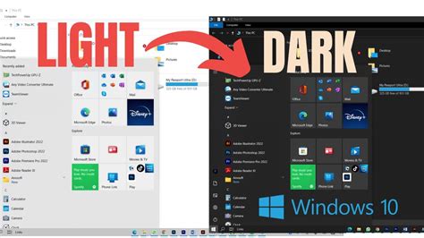 How To Change Light Mode To Dark Mode In Window 1011 Youtube