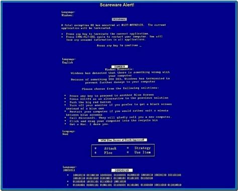 Fake Blue Screen Of Death Screensaver Download Free