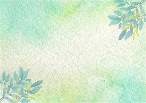 Premium Vector Spring Floral Watercolor Background