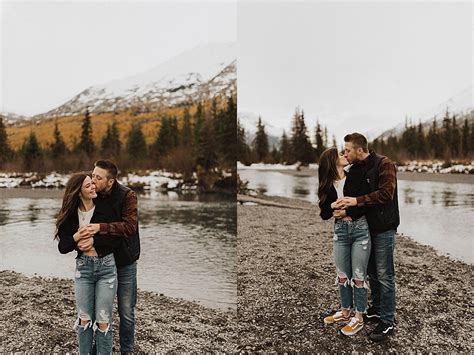 Autumn Engagement Shoot Alaska Wedding Photographer — Theresa
