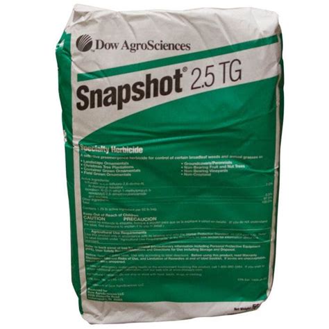 Pre Emergent Herbicide Snapshot 25 Tg Granular 50lb Bag