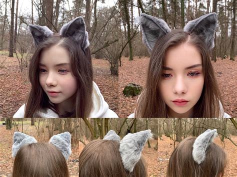 Animal Ears Wolf Ears Gray Petplay Ears Fox Ears Headband Etsy