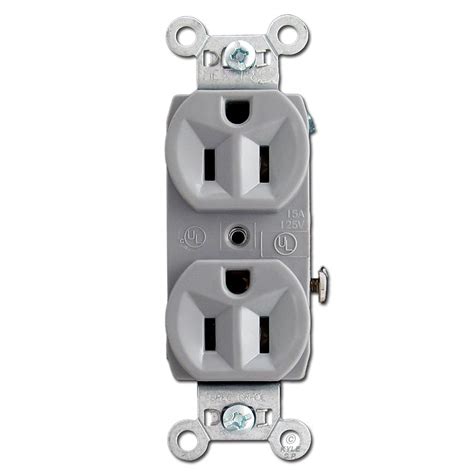 Gray Electrical Outlets For Grey Receptacle Cover Plates