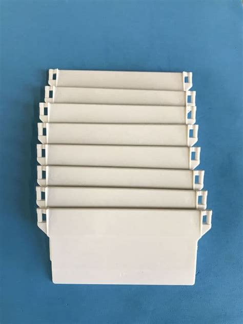 White Vertical Blind Bottom Weights For Wide 5 And Narrow 3 5 Blind Slats