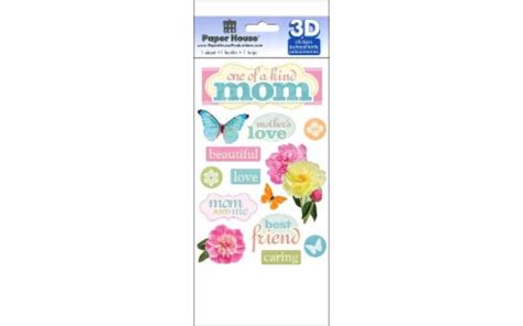 Paper House 3d Mom Stickers 1 Ct Fred Meyer