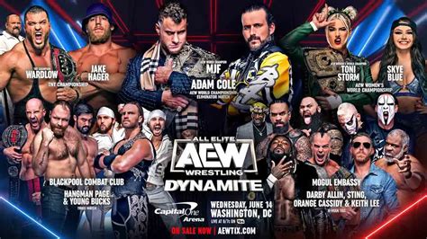 Aew Dynamite June 14 2023 Live Results And Updates Itn Wwe