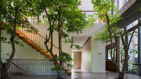 Trees Envelop Stepping Park House By Vo Trong Nghia Architects Floating