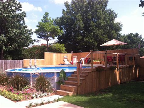 10 Popular Above Ground Pool Deck Ideas This Is Just For You Who Has