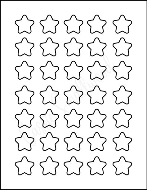 46 Printable Star Templates Tons Of Different Sizes ~ Cassie Smallwood
