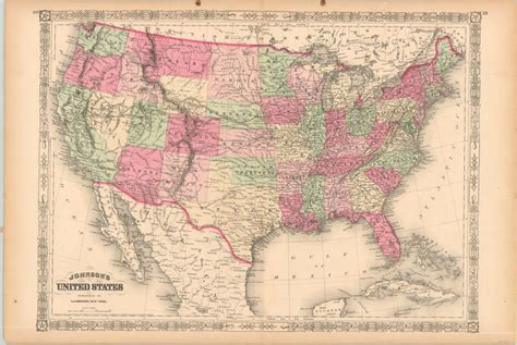 Johnsons United States Curtis Wright Maps