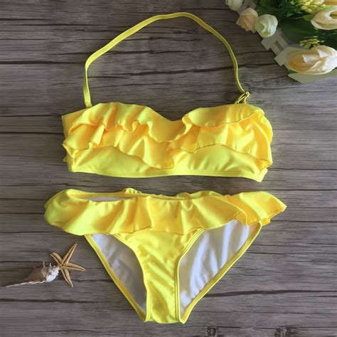 Buy Bikini 2018 Women Swimsuit Push Up Padded Bra
