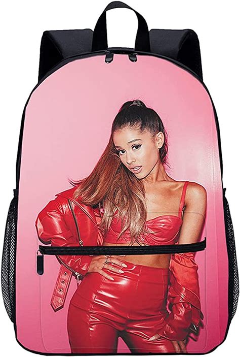3d Printed Bookbags Ariana Grande Singer Laptop Backpack Kids Boys