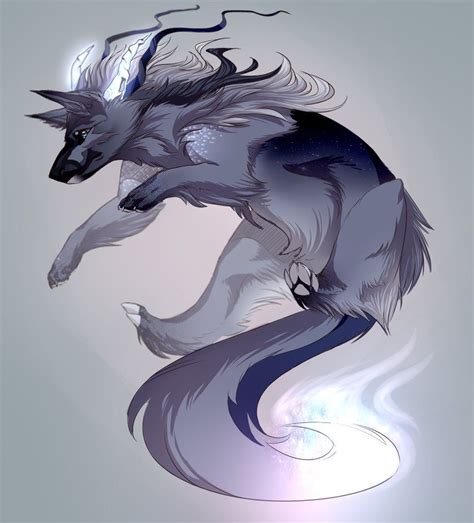 Spirit Fox By Aka Rui Fox Illustration Fox Spirit Anime Wolf