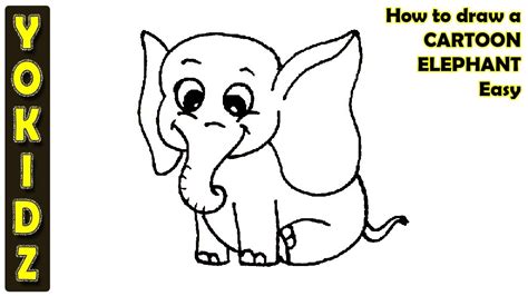 36 How To Draw A Simple Elephant  Shiyuyem