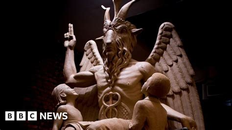 Decoding The Symbols On Satans Statue Bbc News