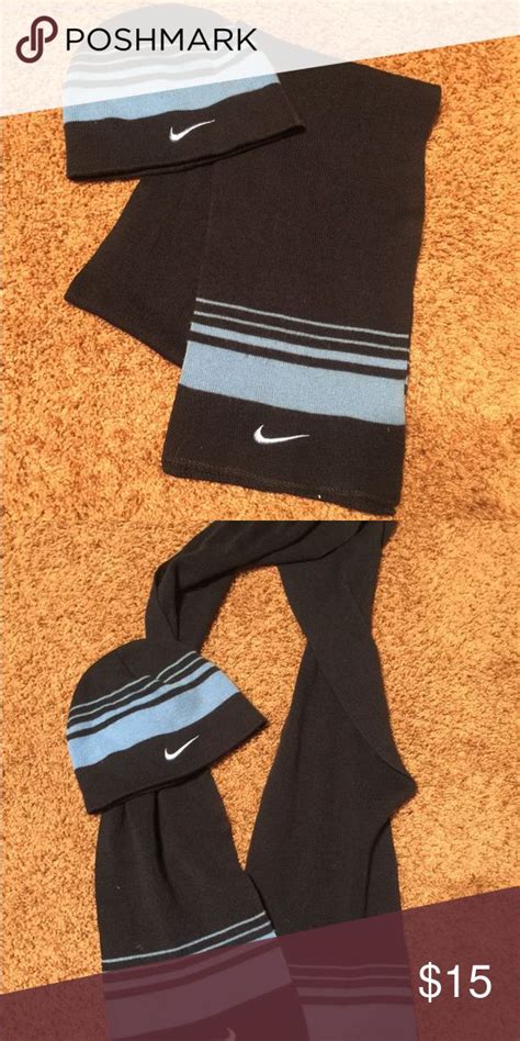 Nike Beanie And Scarf Nike Beanie Blue Nike Matching Scarves