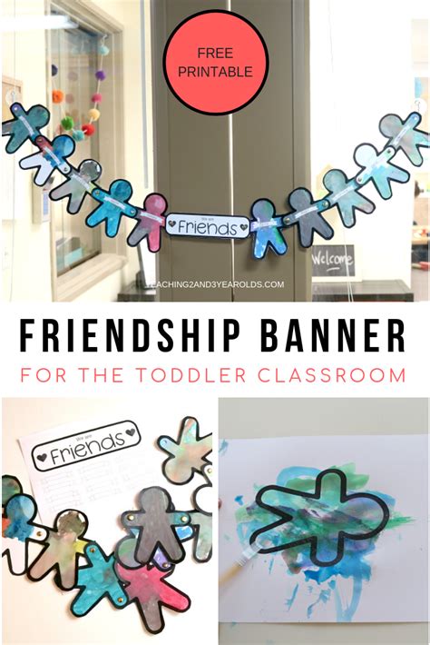 How To Create A Banner For A Toddler Friendship Activity Friendship