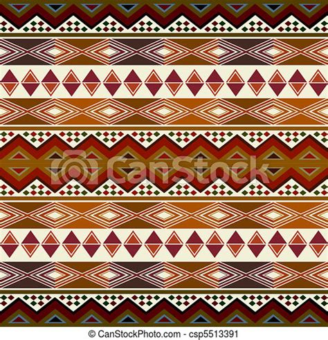 Vector Clip Art Of African Pattern Multicolored African Pattern With