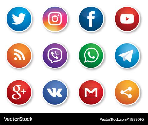 Social Media Icons Set Social Media Clipart Social Icons Icons My Xxx Hot Girl