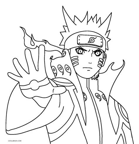 Printable Naruto Coloring Pages Kids Free Coloring Pages For Kids Images