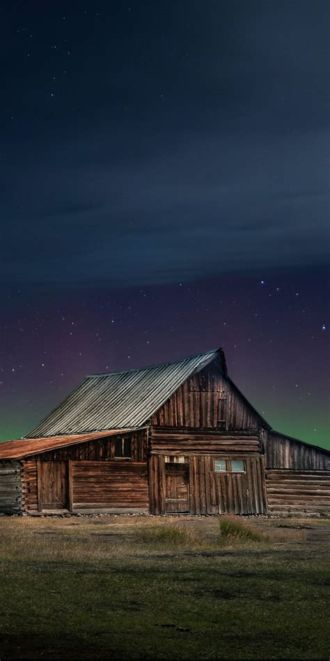 House Mid Night Landscape Nature 1080x2160 Wallpaper Nature