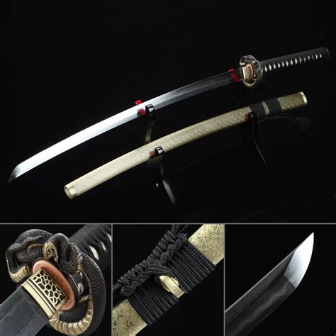 High Quality Katana Handmade Japanese Katana Sword Pattern Steel Real