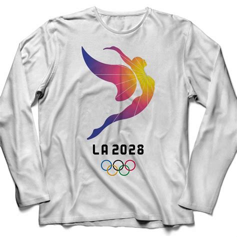 La 2028 Olympic Logo Unisex Long Sleeve T Shirt Tee Olympic Logo Tee