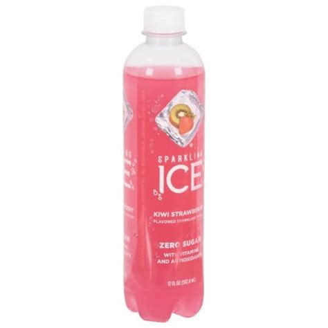 Zero Sugar Kiwi Strawberry Sparkling Water Sparkling Ice 17 Fl Oz