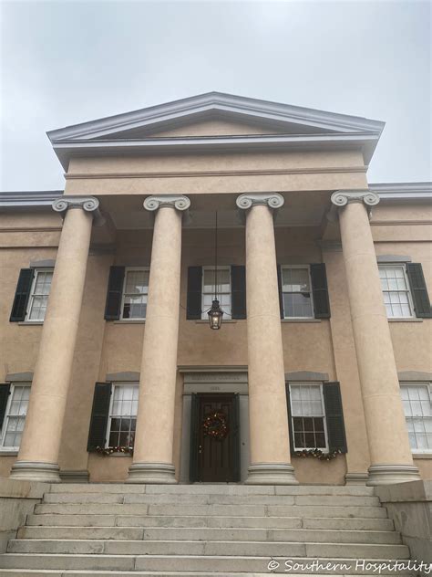 Georgia's Old Governors Mansion, Milledgeville GA - Southern Hospitality