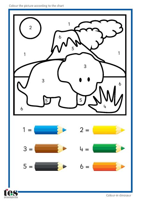 Disney Easy Color By Number Worksheets For Kindergarten This Page Has