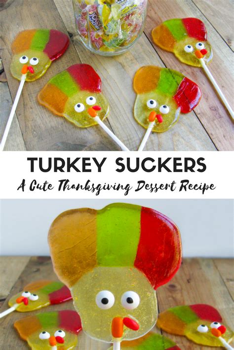 Turkey Suckers A Cute Thanksgiving Dessert Recipe1 Mom Envy