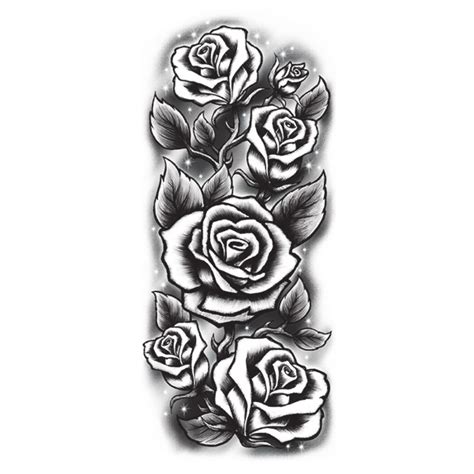 Forearm tattoos are visible and you have great chance to showing off. A2SleeveTat- Customizable Tattoo Sleeve-Black & White ...