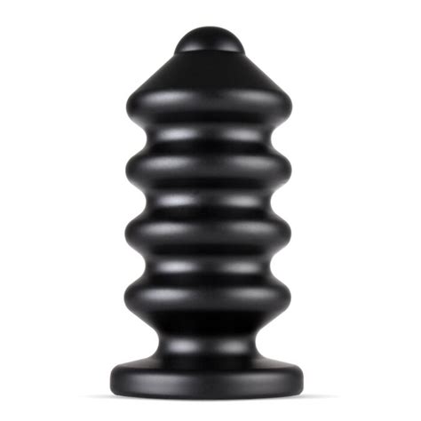 The Black Anal Destroyer Aluminium Butt Plug Uberkinky