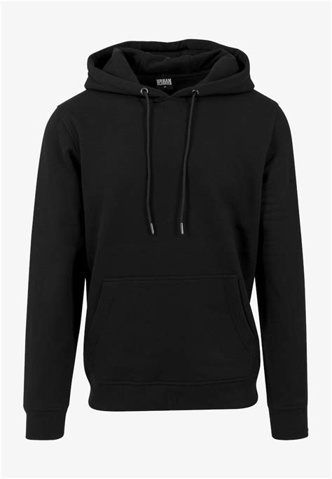 Urban Classics Basic Sweat Hoody Hættetrøjer Blacksort Zalandodk