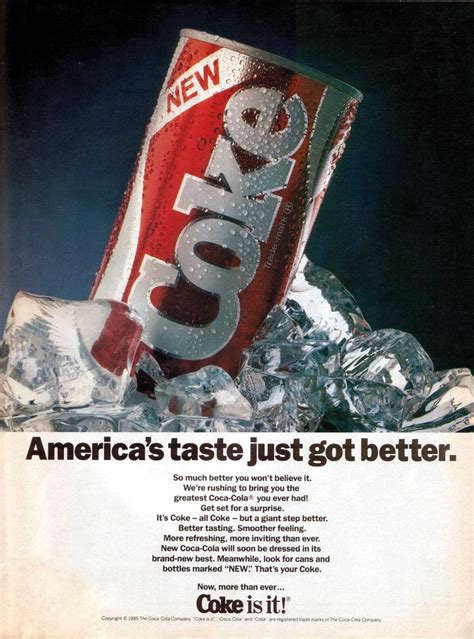 New Coke Pops 34 Years Later Ad Age