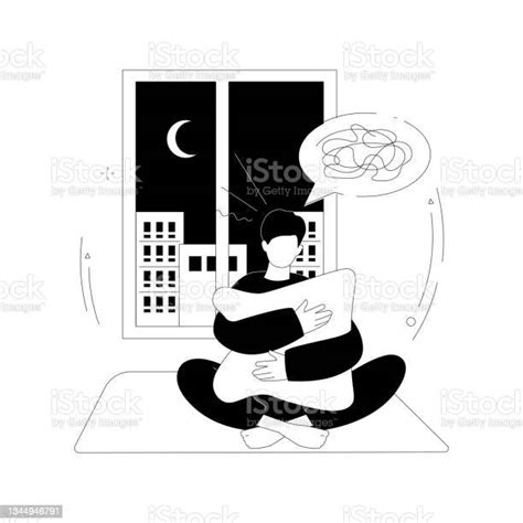 Sleep Disturbances Abstract Concept Vector Illustration Stock
